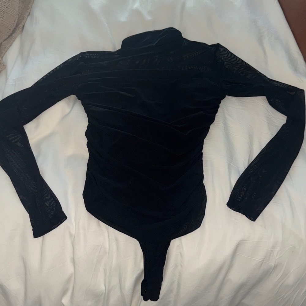 Black Long Sleeve Bodysuit